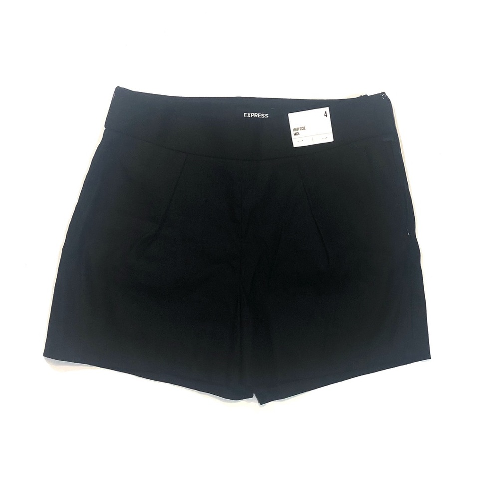 NWT Express High Rise Midi Black Shorts 🖤